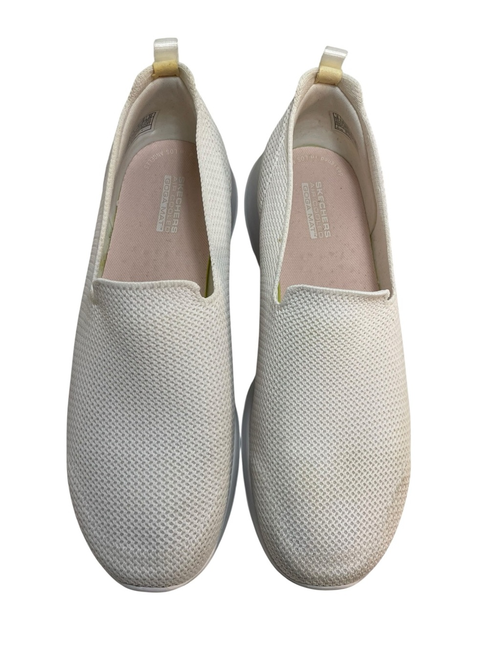 Skechers GO WALK Joy™- Aurora Stretch Fit White Womens Size 9 Wide Fit